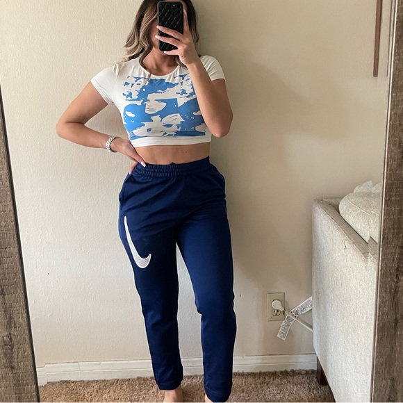 Nike Other - Nike Dri-fit Navy blue joggers